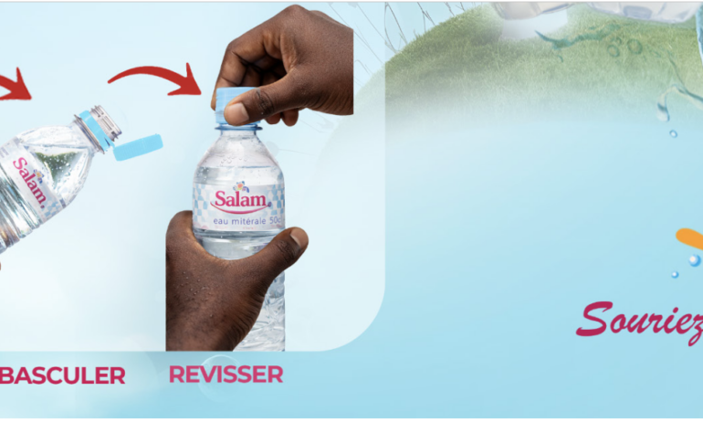 Eau Salam lance le premier bouchon solidaire en Guinée