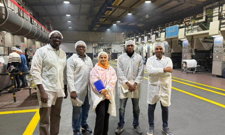 Le Département Assurance Qualité du Groupe SONOCO en mission chez le fournisseur EL SAFA