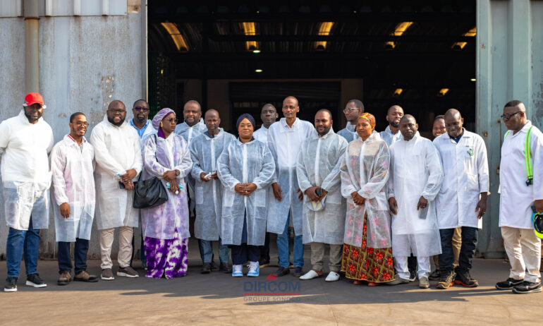 La Ministre du Commerce et de l’Industrie  en immersion au sein du Groupe SONOCO 