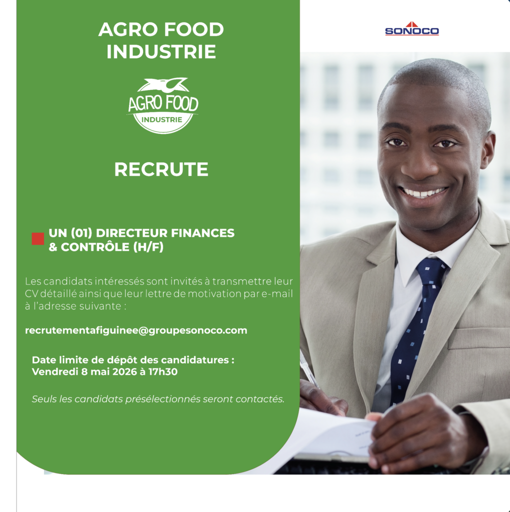 UN (01) DIRECTEUR FINANCES & CONTRÔLE (H/F)