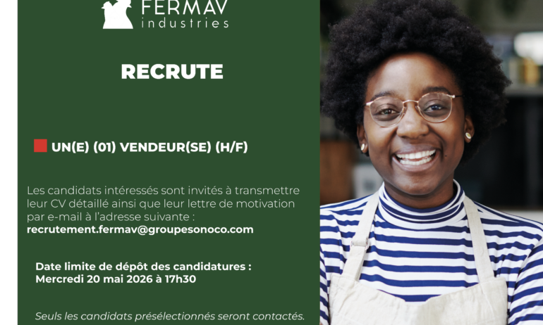 UN(E) (01) VENDEUR(SE) (H/F);