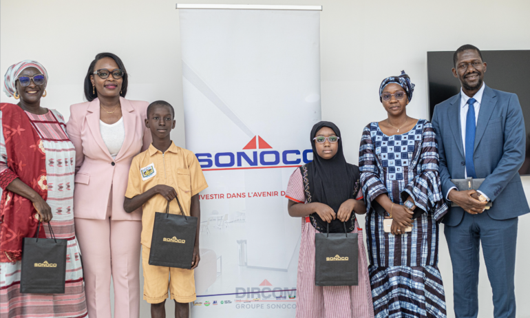 La Dictée P.G.L Guinée : deux finalistes s’envolent pour le Canada avec le soutien du Groupe SONOCO