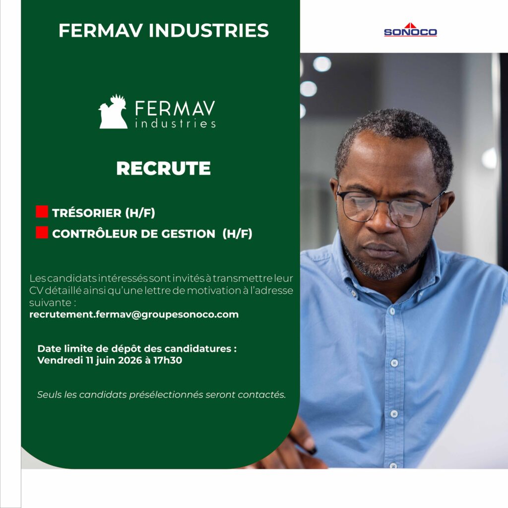 TRÉSORIER (H/F); CONTRÔLEUR DE GESTION (H/F)